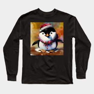 Holiday Penguin Long Sleeve T-Shirt